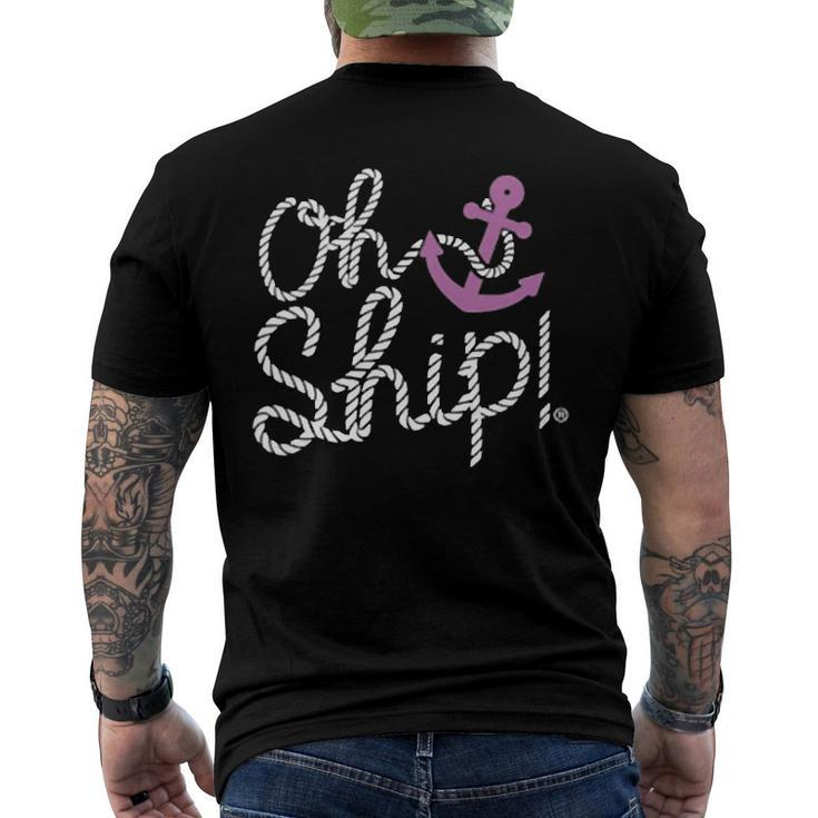 Oh Ship Cruise Tropical Turtle Men's Back Print T-shirt