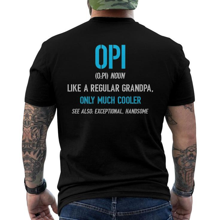 Opi Like A Regular Definition Much Cooler Men's Back Print T-shirt