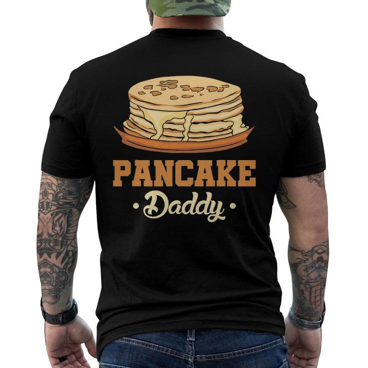 Mens Pancake Daddy Breakfast Food Pancake Maker Men Pancake Men's Back Print T-shirt