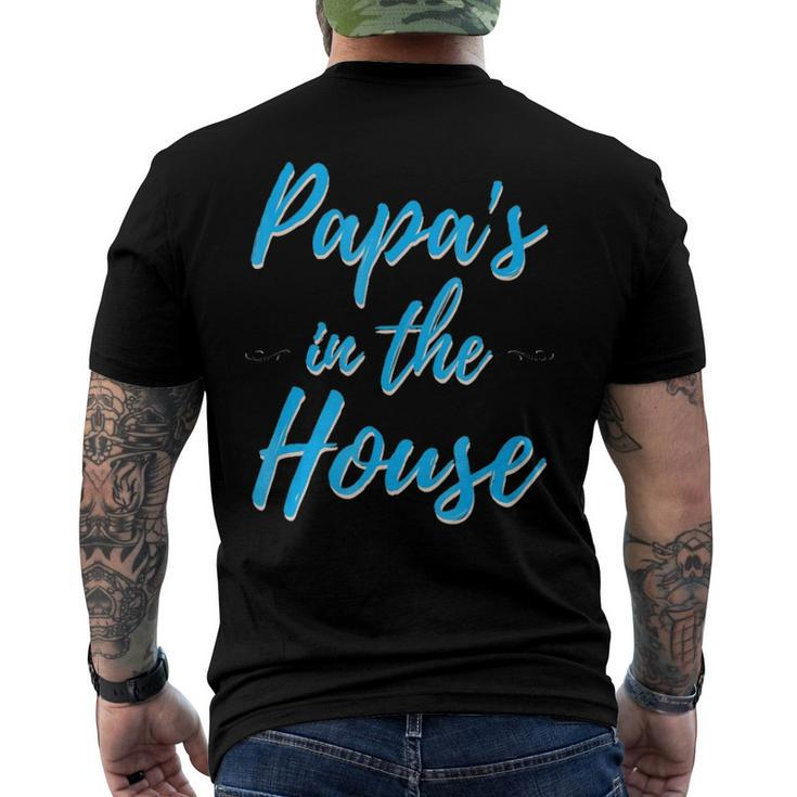 Mens Papas In The House Men's Back Print T-shirt