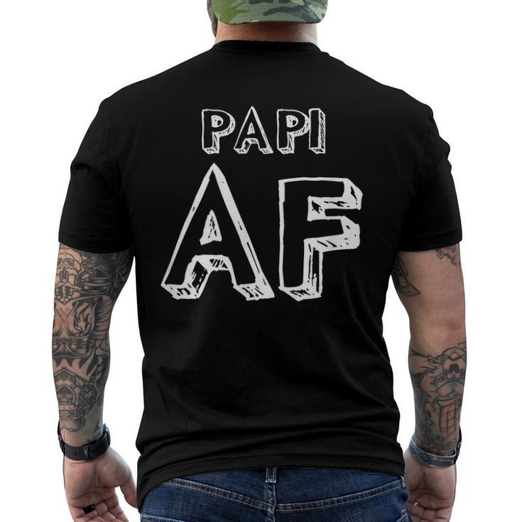 Papi Af For Your Family Lover Men's Back Print T-shirt