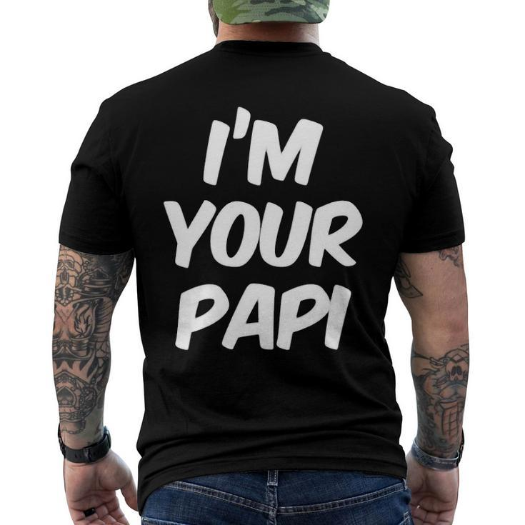 Im Your Papi Cool Daddy Fathers Day Latino Men's Back Print T-shirt