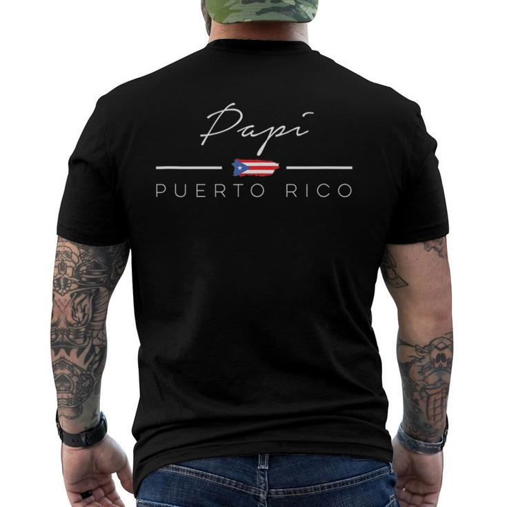 Papi Puerto Rico For Men Women Kids Men's Back Print T-shirt