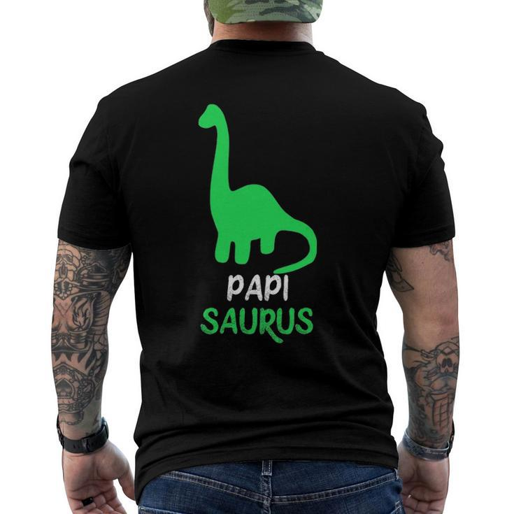 Papisaurus Dinosaur Papisaurus Christmas Men's Back Print T-shirt