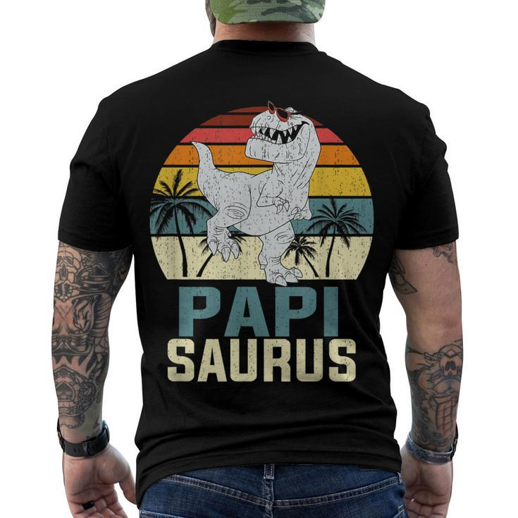 Mens Papisaurus T Rex Dinosaur Papi Saurus Family Matching V2 Men's T-shirt Back Print