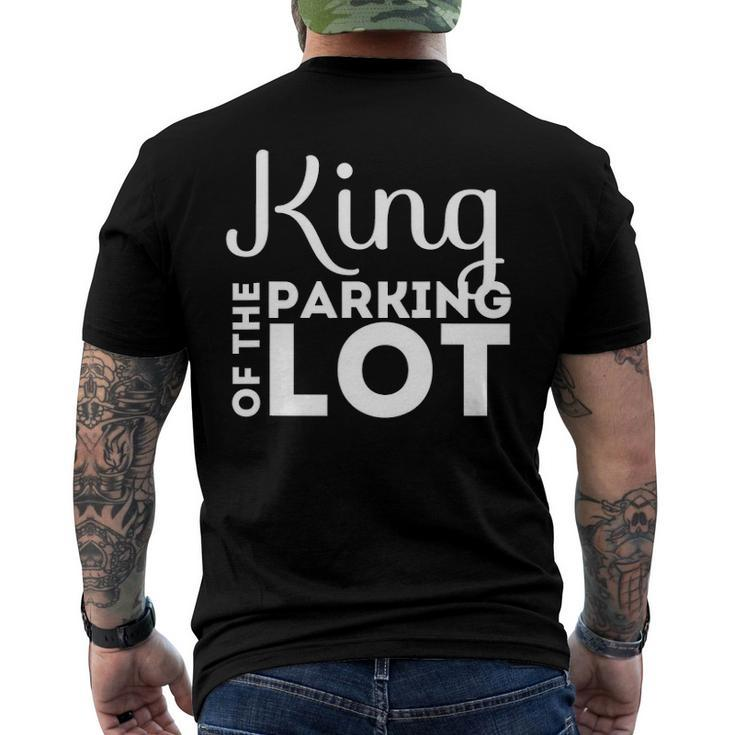 Parking Lot Attendant King Of Parking Lot Men's Back Print T-shirt