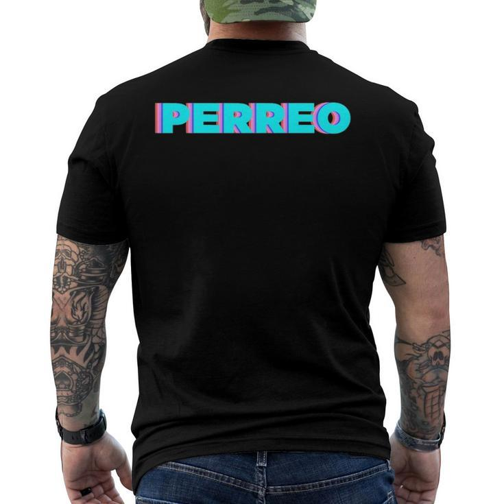 Perreo Vintage Dance And Party Music Men's Back Print T-shirt