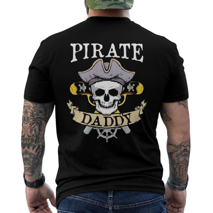 Pirate Daddy Matching Family Dad Men's Back Print T-shirt