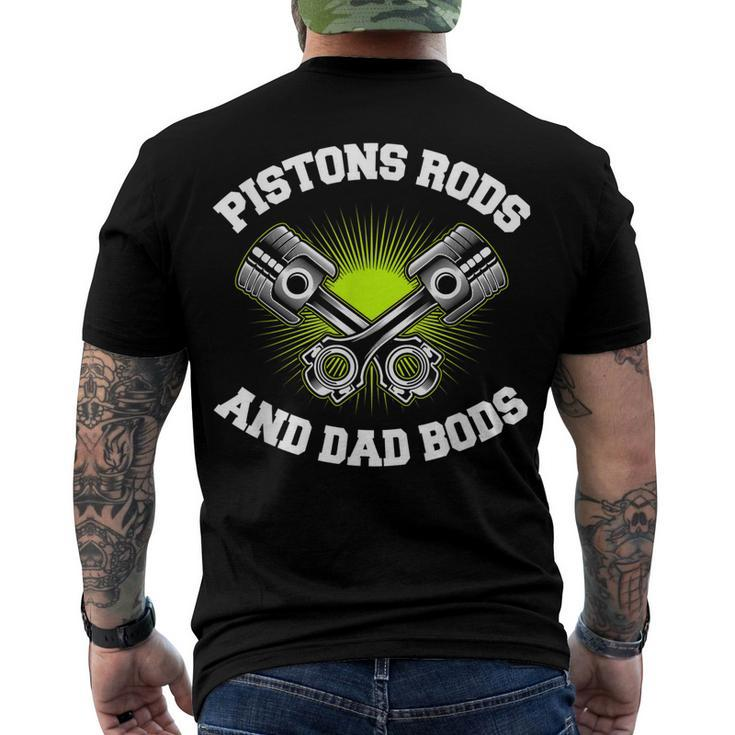Mens Pistons Rods And Dad Bods V2 Men's T-shirt Back Print