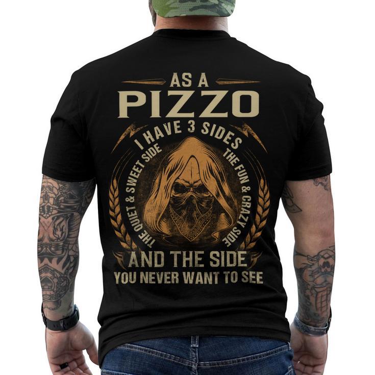 Pizzo Name Shirt Pizzo Family Name V2 Men's Crewneck Short Sleeve Back Print T-shirt