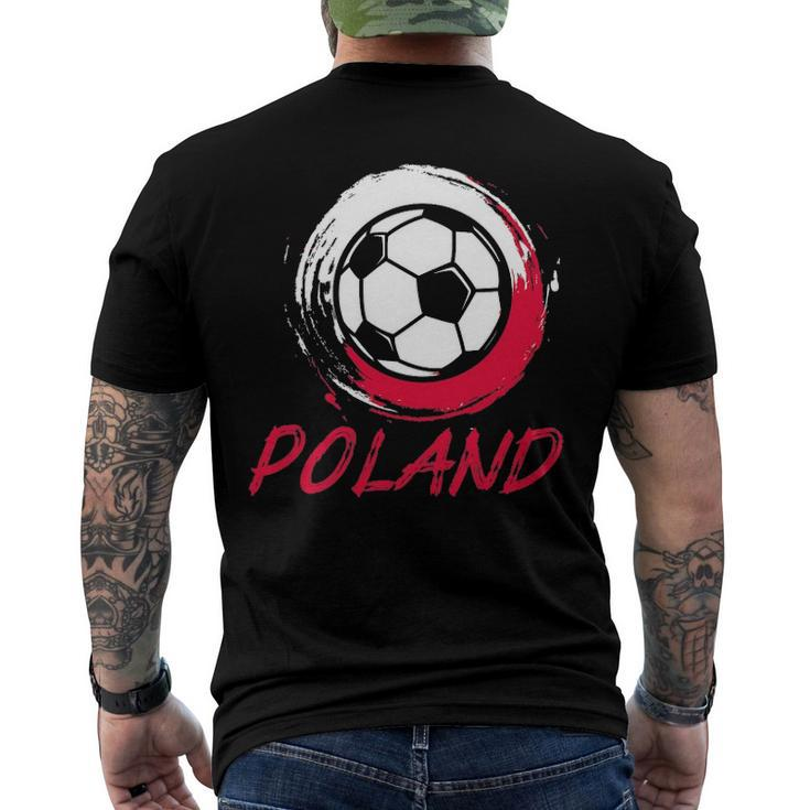 Poland Polish Soccer Jersey I Flag Football Men's Crewneck Short Sleeve Back Print T-shirt