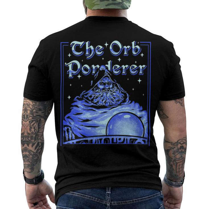Pondering Orb Men's Crewneck Short Sleeve Back Print T-shirt
