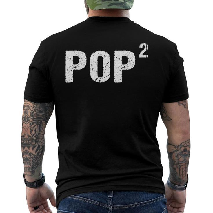 Mens Pop Squared Pop To The Second Power Gramps Men's Back Print T-shirt