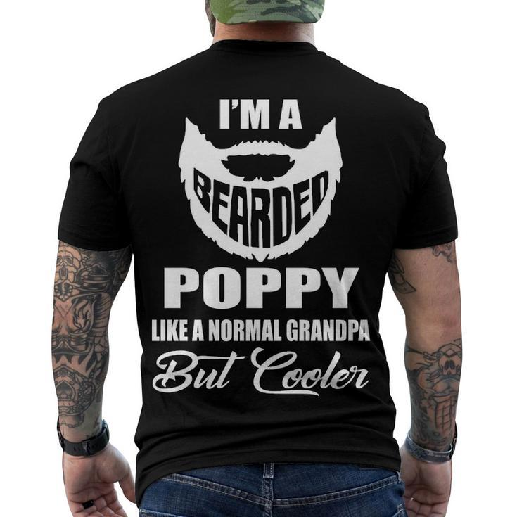 Poppy Grandpa Bearded Poppy Cooler Men's T-Shirt Back Print
