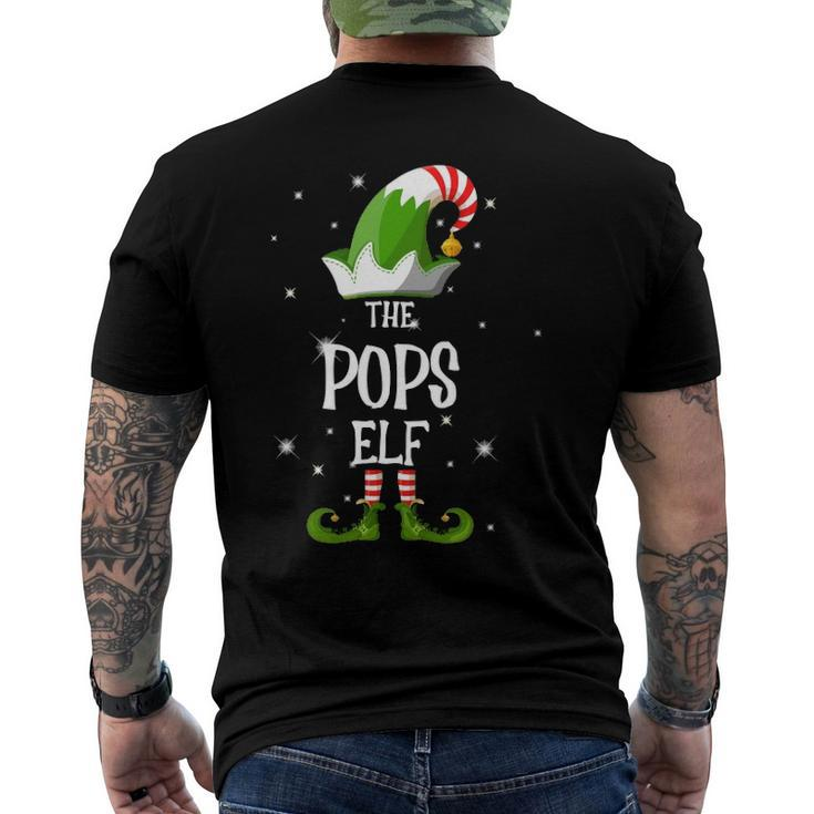 The Pops Elf Family Matching Group Christmas Men's Back Print T-shirt