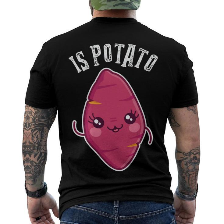 Potato Funny Late Night Television Men's Crewneck Short Sleeve Back Print T-shirt