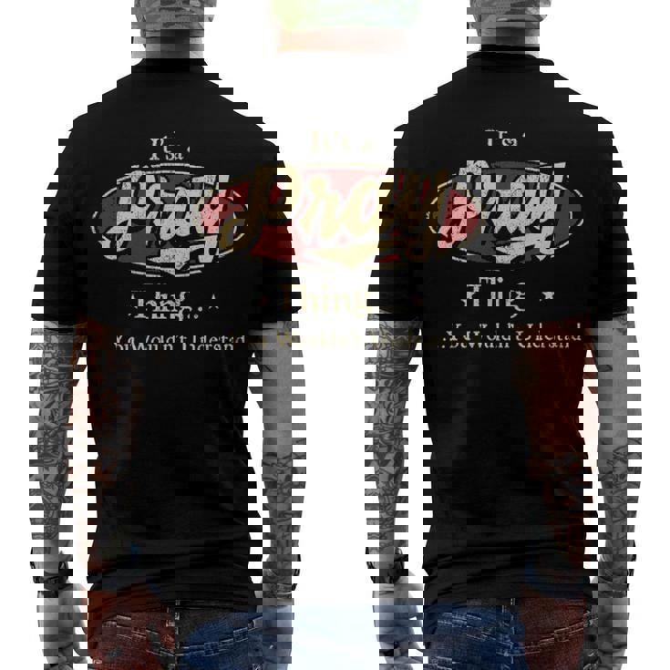 Pray Name Print T Shirts Shirts With Name Pray Men's T-Shirt Back Print