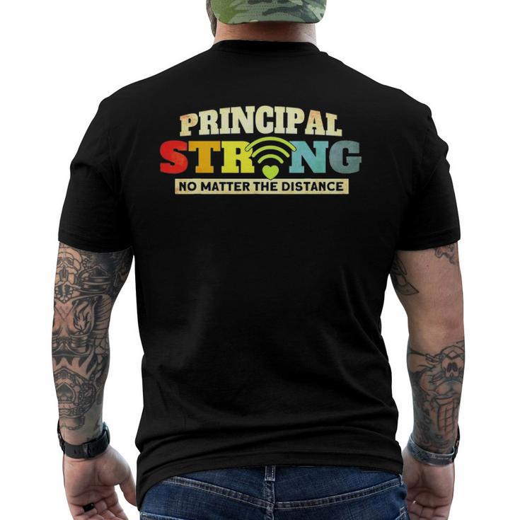Principal Strong No Matter The Distance Principal Strong Men's Back Print T-shirt