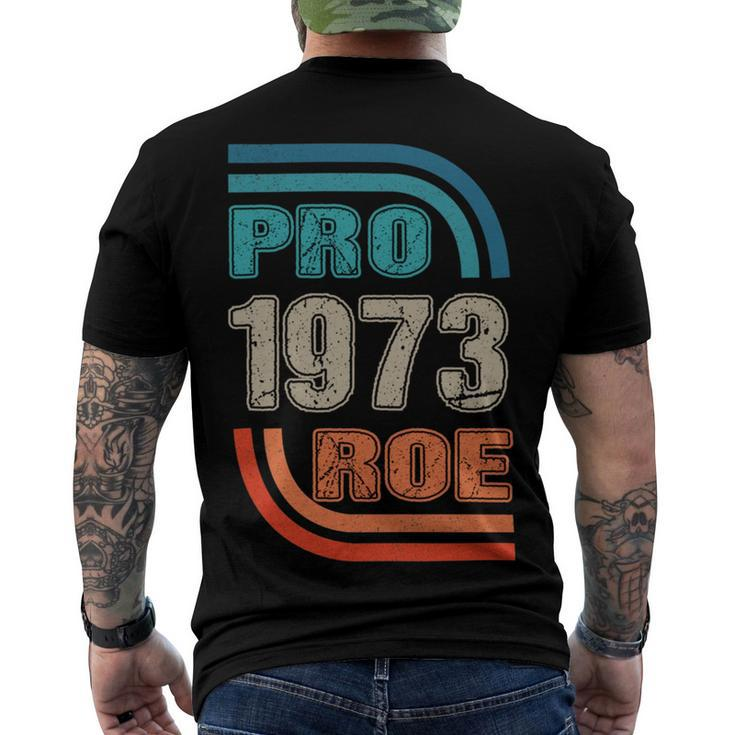 Pro 1973 Roe Men's Crewneck Short Sleeve Back Print T-shirt
