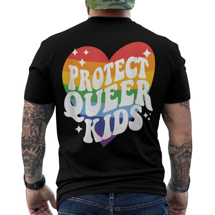 Protect Queer Kids Gay Pride Lgbt Support Queer Pride Month Men's T-shirt Back Print