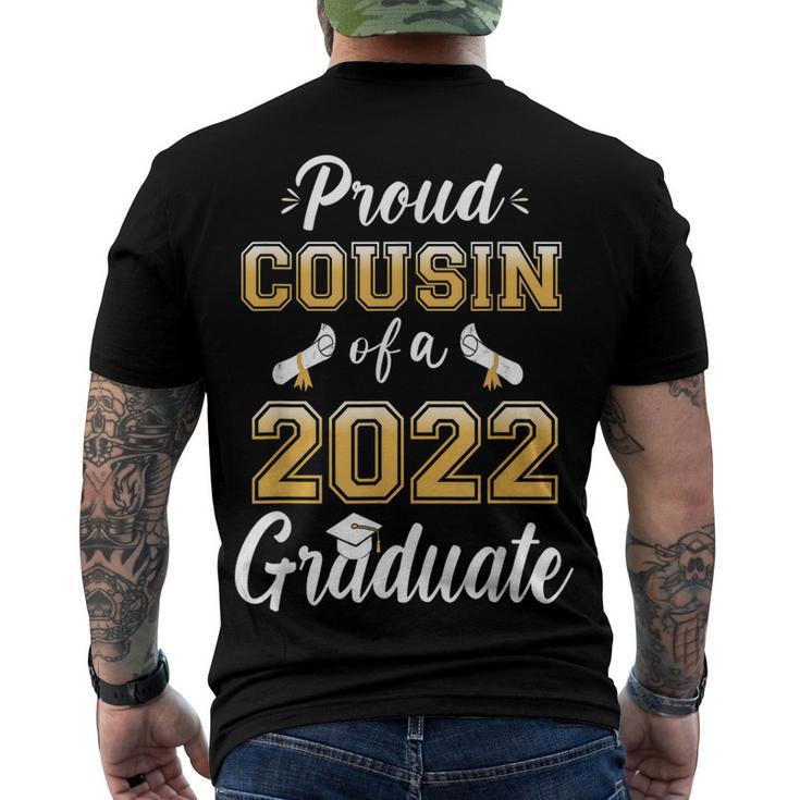 Proud Cousin Of A Class Of 2022 Graduate Senior Graduation Men's Back Print T-shirt