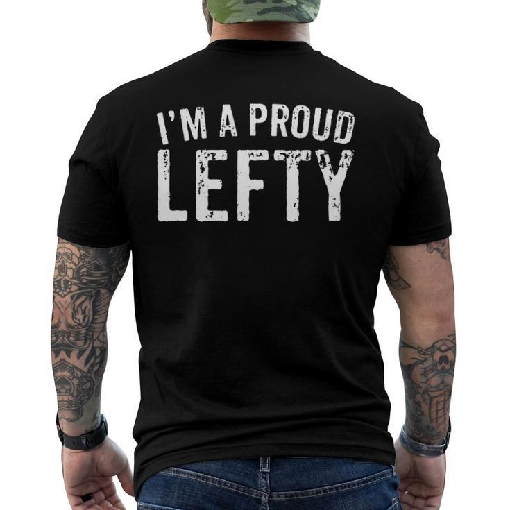 Im A Proud Lefty Left Handed Men's Back Print T-shirt