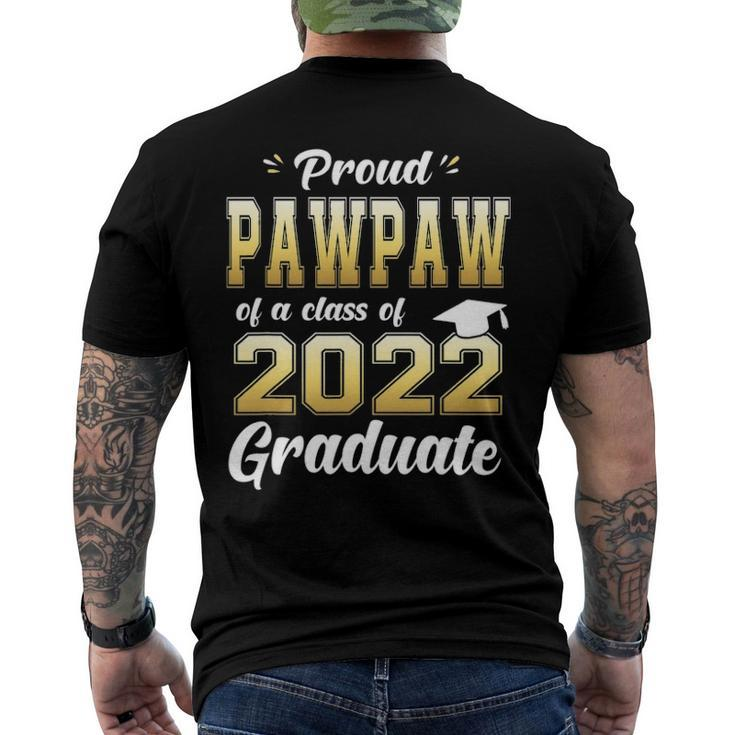 Proud Pawpaw Of A Class Of 2022 Graduate Senior Men's Back Print T-shirt