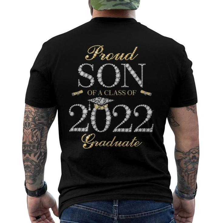 Proud Son Of A Class Of 2022 Graduate Men's Back Print T-shirt