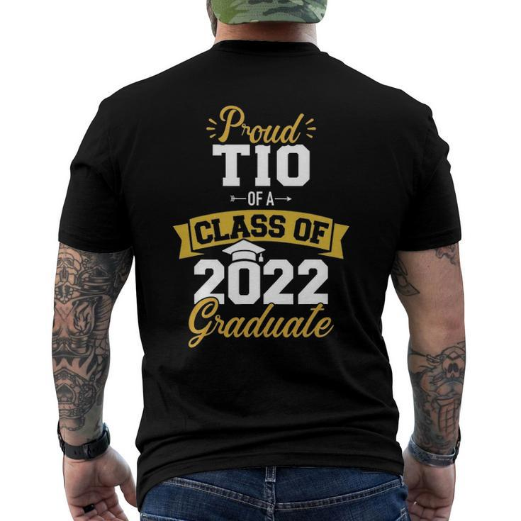 Mens Proud Tio Of A Class Of 2022 Graduate Senior Graduation Men's Back Print T-shirt
