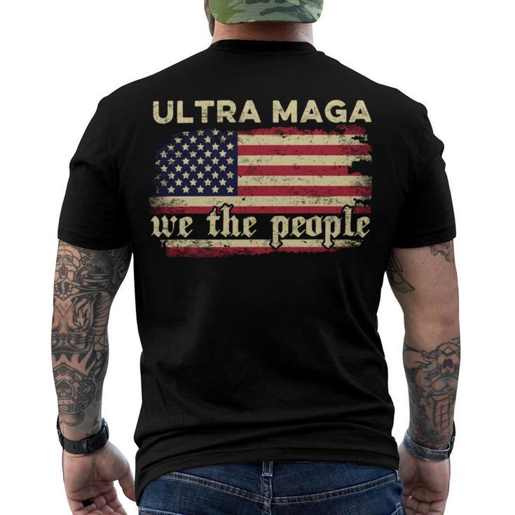 Proud Ultra Maga V9 Men's Crewneck Short Sleeve Back Print T-shirt