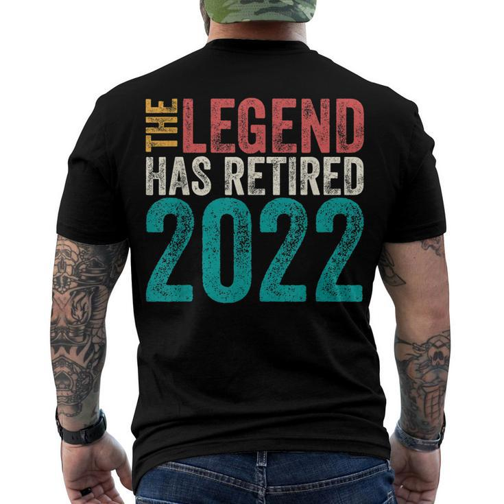 Retired 2022 I Worked My Whole Life For This Retirement Men's Back Print T-shirt