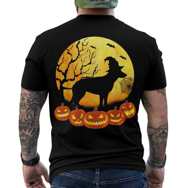 Retro Dog Lovers German Shepherd Halloween Costume Men's T-shirt Back Print