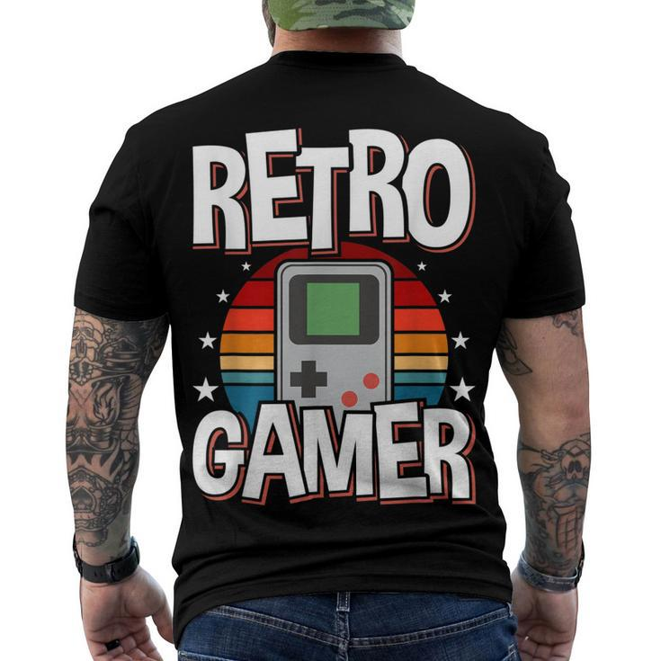 Retro Gaming Video Gamer Gaming Men's T-shirt Back Print