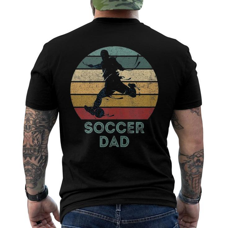 Retro Vintage Soccer Dad Men's Back Print T-shirt