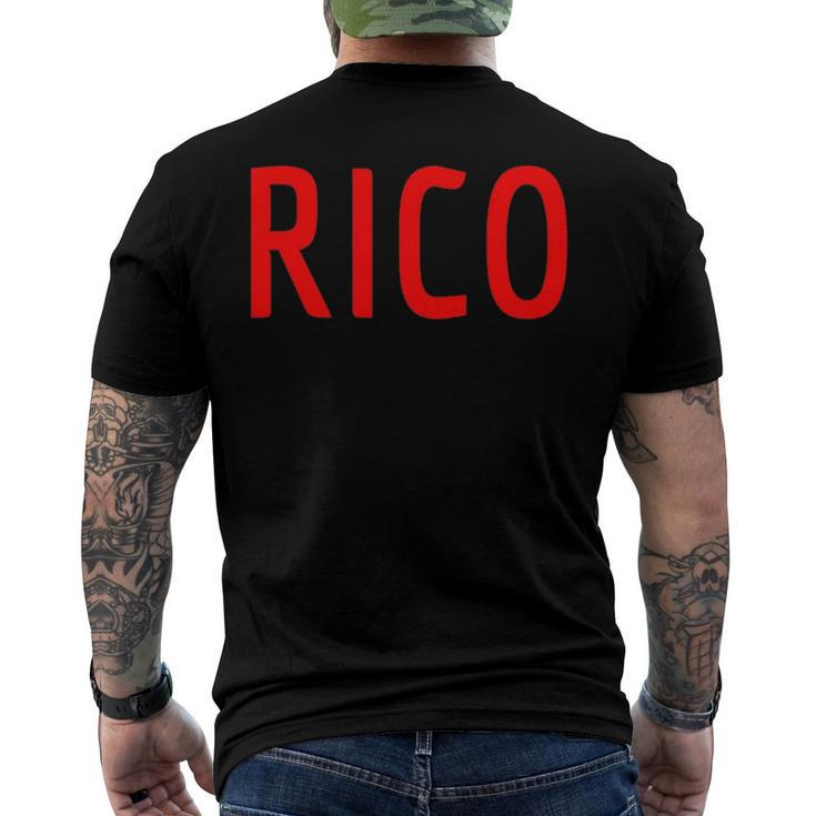 Rico - Puerto Rico Three Part Combo Part 3 Puerto Rican Pride Men's Back Print T-shirt