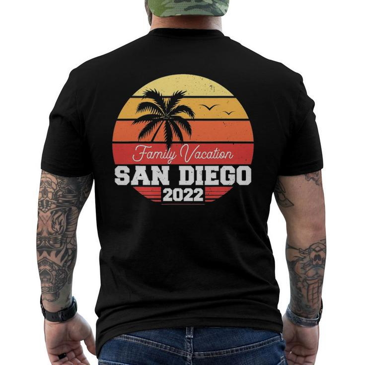 San Diego Family Vacation 2022 Matching Family Group Men's Back Print T-shirt