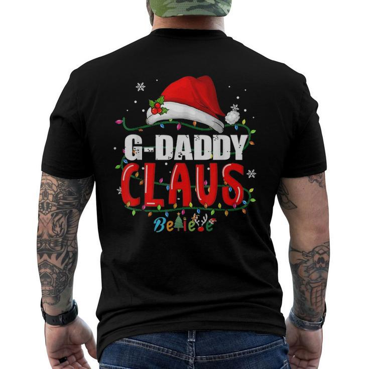 Santa G-Daddy Claus Christmas Matching Family Men's Back Print T-shirt