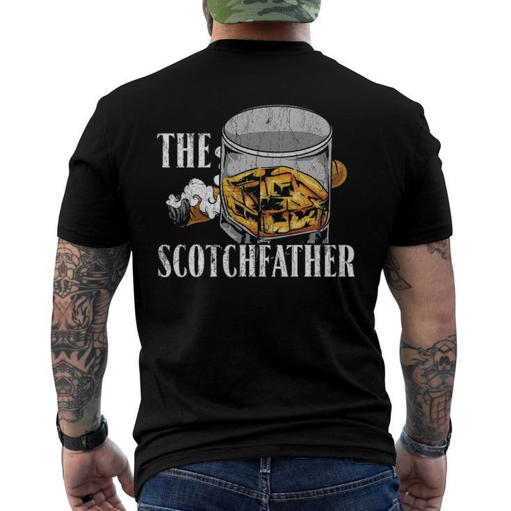 The Scotchfather Malt Whiskey Men's Back Print T-shirt