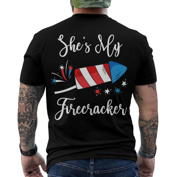 Mens Shes My Firecracker 4Th Of July For Men Men's T-shirt Back Print