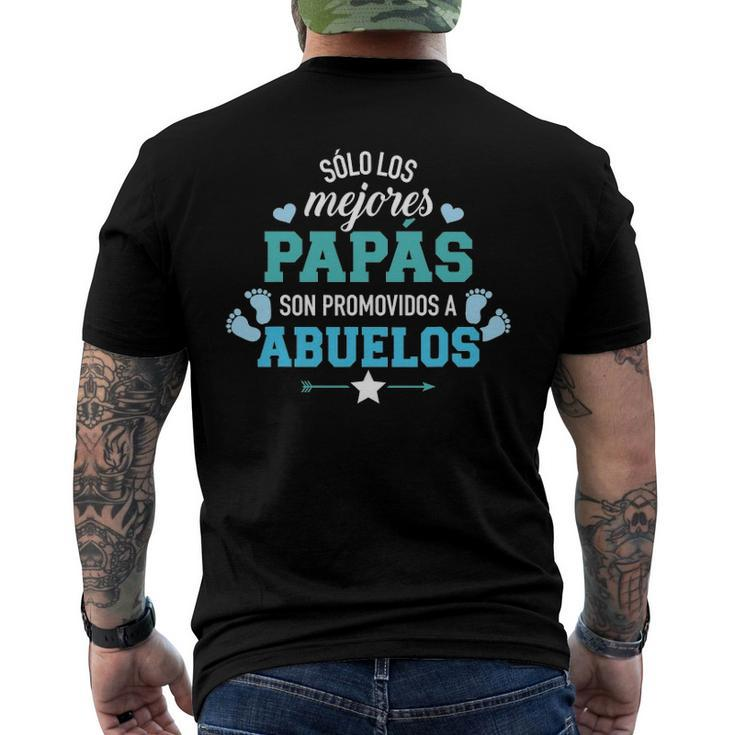 Mens Sólo Los Mejores Papás Son Promovidos A Abuelos Men's Back Print T-shirt