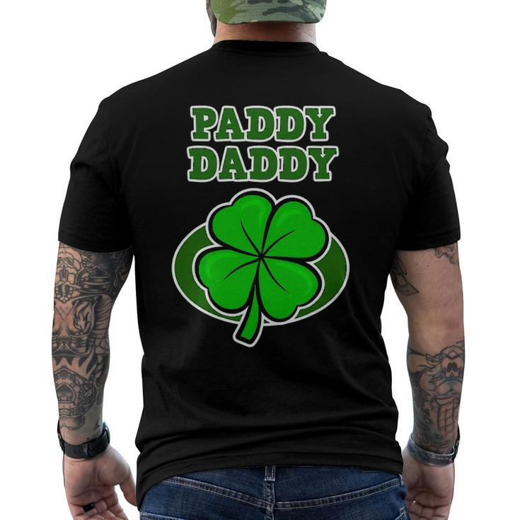 St Patricks Day For Father - Paddy Daddy Men's Back Print T-shirt