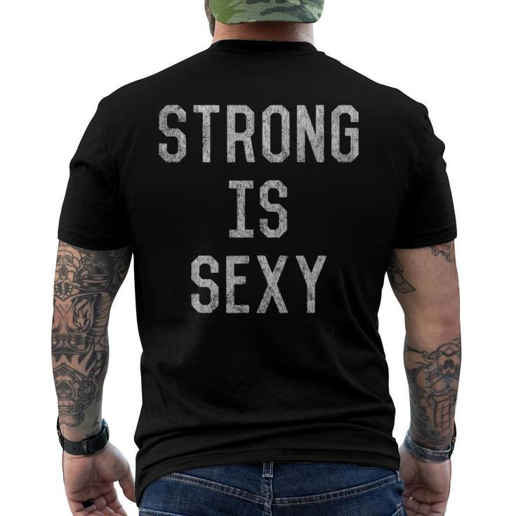 Strong Is Sexy Workout Men's Back Print T-shirt