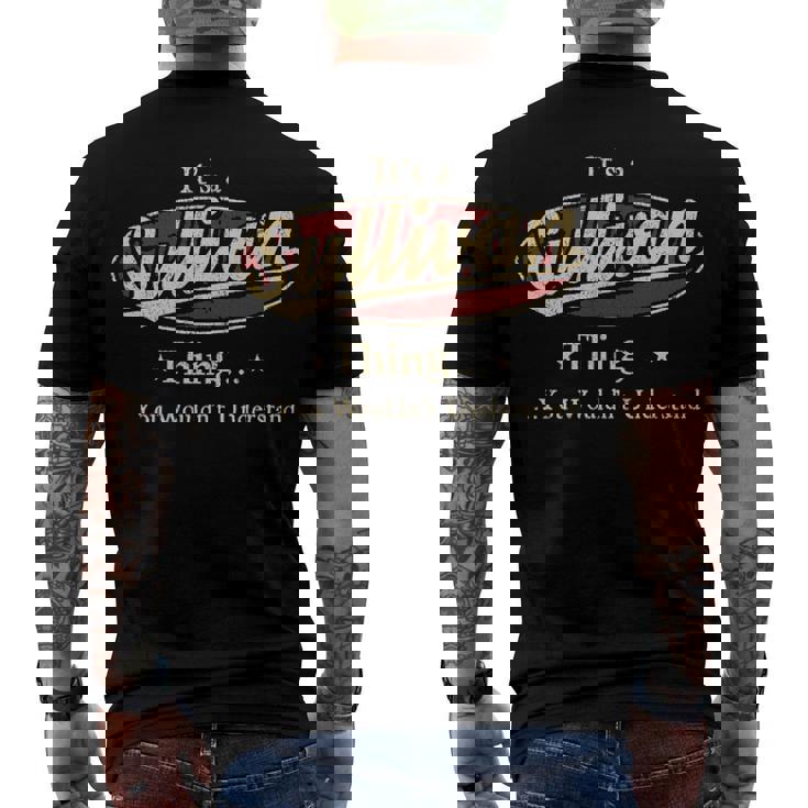 Sullivan Name Print T Shirts Shirts With Name Sullivan Men's T-Shirt Back Print