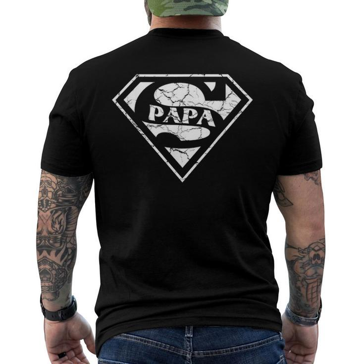 Super Dad Farthers Day Men's Back Print T-shirt