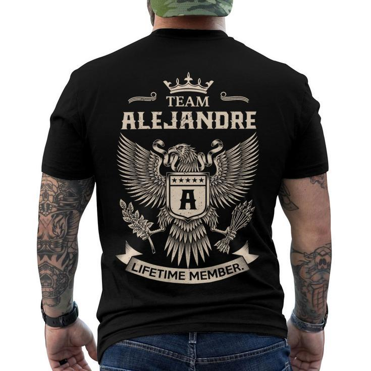 Team Alejandre Lifetime Member V3 Men's Crewneck Short Sleeve Back Print T-shirt