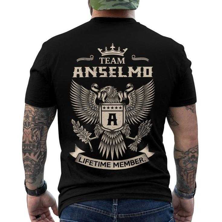 Team Anselmo Lifetime Member V7 Men's Crewneck Short Sleeve Back Print T-shirt