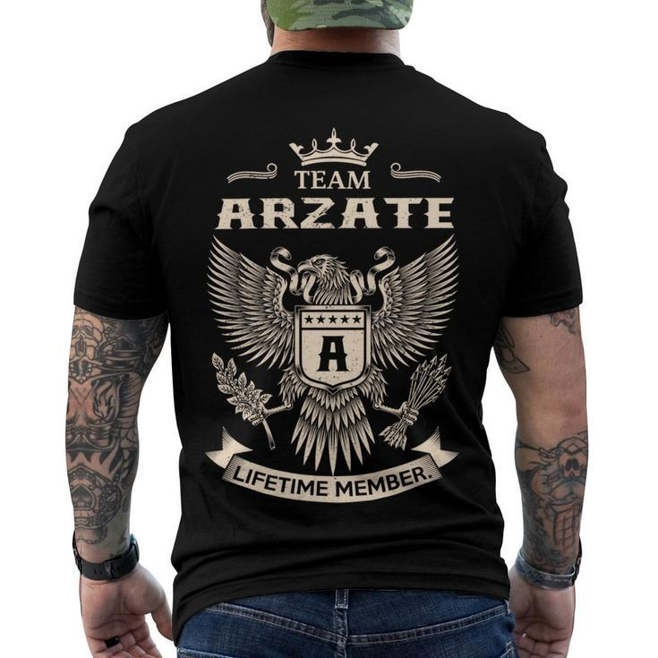 Team Arzate Lifetime Member V5 Men's Crewneck Short Sleeve Back Print T-shirt