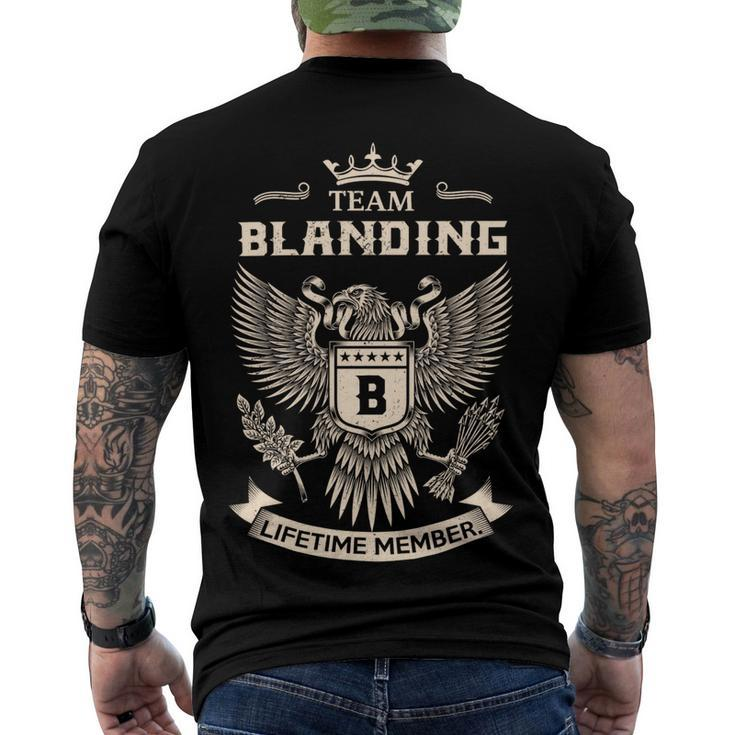Team Blanding Lifetime Member V3 Men's Crewneck Short Sleeve Back Print T-shirt