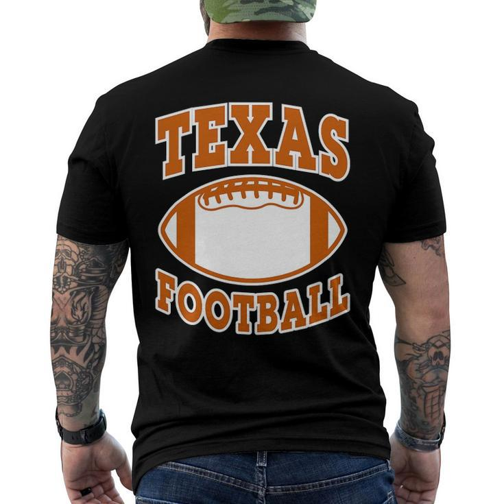 Texas Football Football Ball Sport Lover Men's Back Print T-shirt