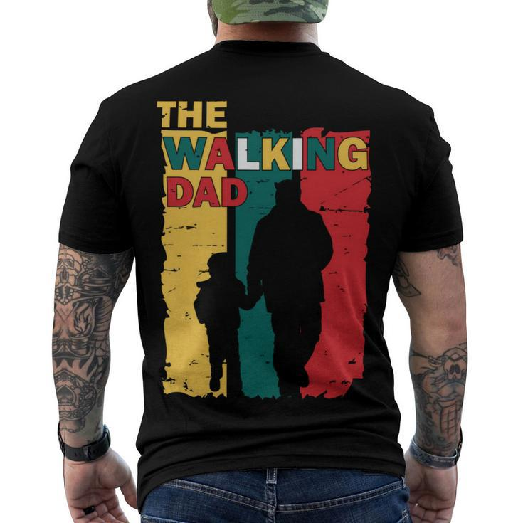 The Walking Dad Men's Crewneck Short Sleeve Back Print T-shirt